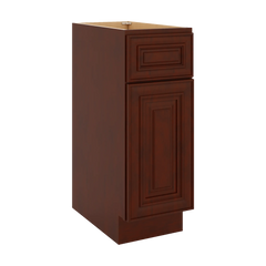 J&K Mahogany J5 Vanity Base Door/Drawer 12" W x 33" H x 21" D