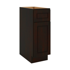 J&K Espresso K8 Vanity Base Door/Drawer 12" W x 33" H x 21" D