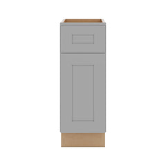 J&K Castle Grey S5 Vanity Base Door/Drawer 12" W x 33" H x 21" D