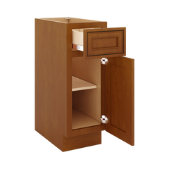 J&K Mocha Glazed K10 Vanity Base Door/Drawer 12" W x 33" H x 21" D