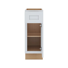J&K White Shaker S8 Vanity Base Door/Drawer 12" W x 33" H x 21" D