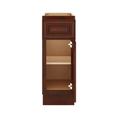 J&K Mahogany J5 Vanity Base Door/Drawer 12" W x 33" H x 21" D