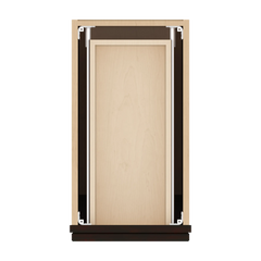 J&K Espresso K8 Vanity Base Door/Drawer 12" W x 33" H x 21" D