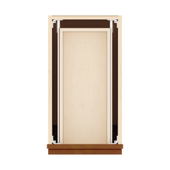 J&K Mocha Glazed K10 Vanity Base Door/Drawer 12" W x 33" H x 21" D
