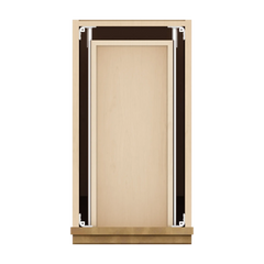 J&K Butterscotch B8 Vanity Base Door/Drawer 12" W x 33" H x 21" D