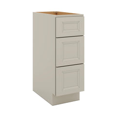 J&K Pebble B6 Vanity 3 Drawer Base 12" W x 33" H x 21" D
