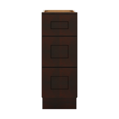 J&K Java Coffee S1 Vanity 3 Drawer Base 12" W x 33" H x 21" D