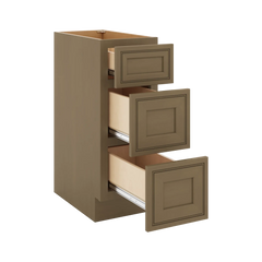 J&K Hazel H8 Vanity 3 Drawer Base 12" W x 33" H x 21" D