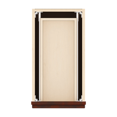 J&K Mahogany J5 Vanity 3 Drawer Base 12" W x 33" H x 21" D