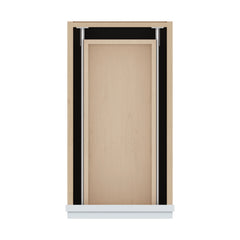 J&K White Shaker S8 Vanity 3 Drawer Base 12" W x 33" H x 21" D