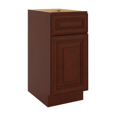 J&K Mahogany J5 Vanity Base Door/Drawer 15" W x 33" H x 21" D