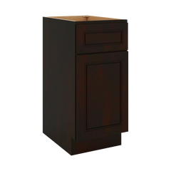 J&K Espresso K8 Vanity Base Door/Drawer 15" W x 33" H x 21" D