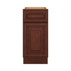J&K Mahogany J5 Vanity Base Door/Drawer 15" W x 33" H x 21" D