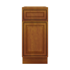 J&K Mocha Glazed K10 Vanity Base Door/Drawer 15" W x 33" H x 21" D
