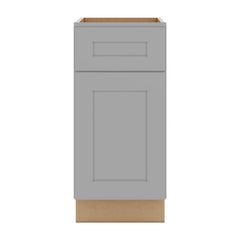 J&K Castle Grey S5 Vanity Base Door/Drawer 15" W x 33" H x 21" D