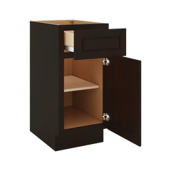 J&K Espresso K8 Vanity Base Door/Drawer 15" W x 33" H x 21" D