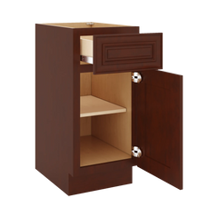 J&K Mahogany J5 Vanity Base Door/Drawer 15" W x 33" H x 21" D
