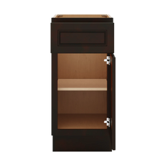 J&K Espresso K8 Vanity Base Door/Drawer 15" W x 33" H x 21" D