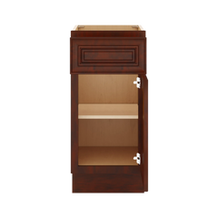J&K Mahogany J5 Vanity Base Door/Drawer 15" W x 33" H x 21" D