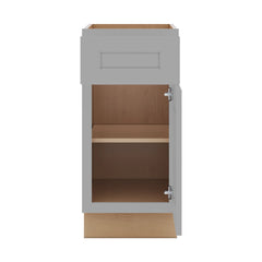 J&K Castle Grey S5 Vanity Base Door/Drawer 15" W x 33" H x 21" D