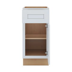 J&K White Shaker S8 Vanity Base Door/Drawer 15" W x 33" H x 21" D