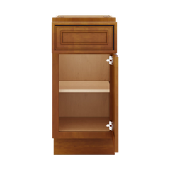 J&K Mocha Glazed K10 Vanity Base Door/Drawer 15" W x 33" H x 21" D