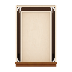 J&K Mocha Glazed K10 Vanity Base Door/Drawer 15" W x 33" H x 21" D