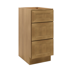 J&K Butterscotch B8 Vanity 3 Drawer Base 15" W x 33" H x 21" D