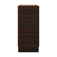 J&K Java Coffee S1 Vanity 3 Drawer Base 15" W x 33" H x 21" D