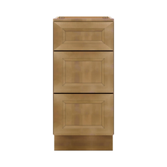 J&K Butterscotch B8 Vanity 3 Drawer Base 15" W x 33" H x 21" D