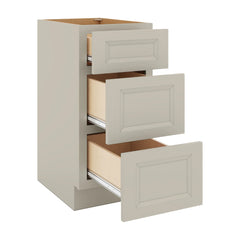 J&K Pebble B6 Vanity 3 Drawer Base 15" W x 33" H x 21" D