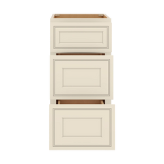 J&K Pearl Glazed H9 Vanity 3 Drawer Base 15" W x 33" H x 21" D