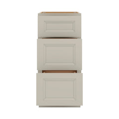 J&K Pebble B6 Vanity 3 Drawer Base 15" W x 33" H x 21" D
