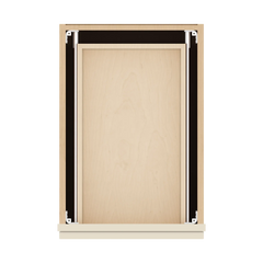 J&K Pearl Glazed H9 Vanity 3 Drawer Base 15" W x 33" H x 21" D
