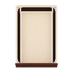 J&K Mahogany J5 Vanity 3 Drawer Base 15" W x 33" H x 21" D