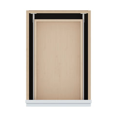 J&K White Shaker S8 Vanity 3 Drawer Base 15" W x 33" H x 21" D