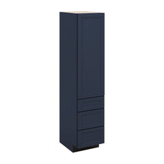 J&K Naval B7 Vanity Linen with bottom Drawers 18" W x 81" H x 24" D