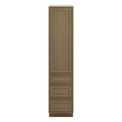 J&K Hazel H8 Vanity Linen with bottom Drawers 18" W x 81" H x 24" D