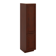 J&K Mahogany J5 Vanity Linen 18" W x 81" H x 24" D