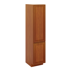 J&K Mocha Glazed K10 Vanity Linen 18" W x 81" H x 24" D