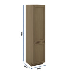 J&K Hazel H8 Vanity Linen 18" W x 81" H x 24" D