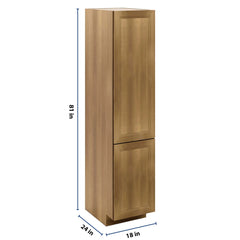 J&K Butterscotch B8 Vanity Linen 18" W x 81" H x 24" D
