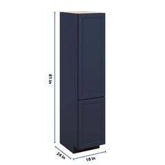 J&K Naval B7 Vanity Linen 18" W x 81" H x 24" D