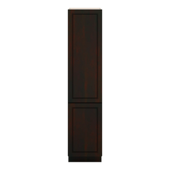J&K Espresso K8 Vanity Linen 18" W x 81" H x 24" D