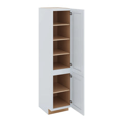 J&K White Shaker S8 Vanity Linen 18" W x 81" H x 24" D