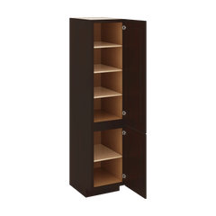J&K Java Coffee S1 Vanity Linen 18" W x 81" H x 24" D