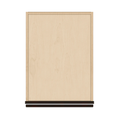 J&K Espresso K8 Vanity Linen 18" W x 81" H x 24" D