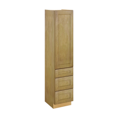 Modernform Cabinet Natural Shaker 18" W X 84" H X 21" D Vanity Linen Cabinet