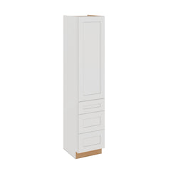 Modernform Cabinet White Shaker 18" W X 84" H X 21" D Vanity Linen Cabinet
