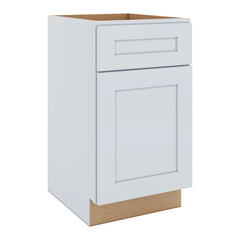 J&K White Shaker S8 Vanity Base Door/Drawer 18" W x 33" H x 21" D